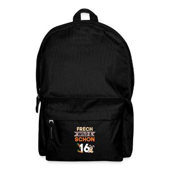 16 Jahre Geburtstag Hase Kaninchen - Rucksack - Schwarz - Vorne