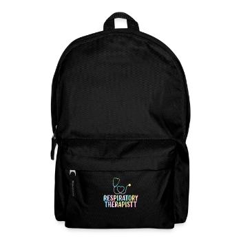 Inhalothérapeute Tie Dye Funny Healthcare - Sac à dos - noir - Devant