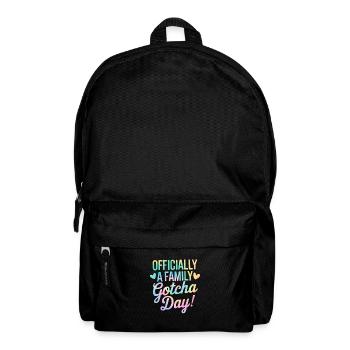 Officiellement une adoption familiale de Tie Dye - Sac à dos - noir - Devant