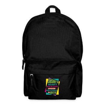 Sushi Japan Essen Sushi-Mahlzeit - Rucksack - Schwarz - Vorne