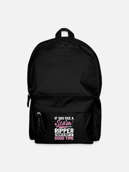 Wenn Sie einen Nahtaufreißer sehen, ist jetzt kein guter Zeitpunkt - Rucksack - Schwarz