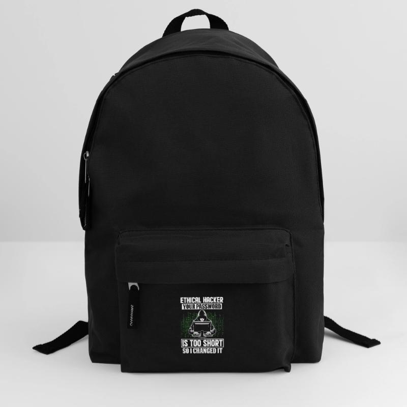 Ethischer Hacker Cyber Security Code Cracker Lustig Rucksack
