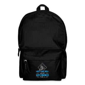 Eisenbahn Zugführer Rente Rentner Zug - Rucksack - Schwarz - Vorne