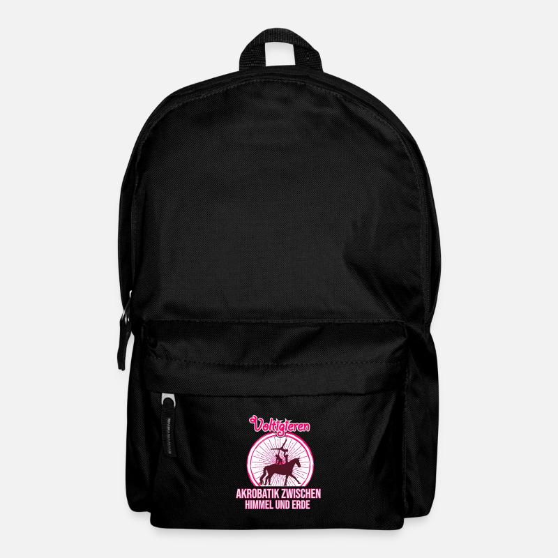 Voltigieren Pferd - Rucksack - Schwarz