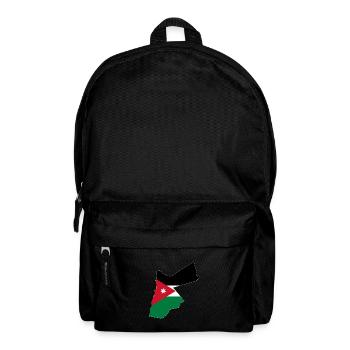 Jordanien Flagge Landkarte - Rucksack - Schwarz - Vorne