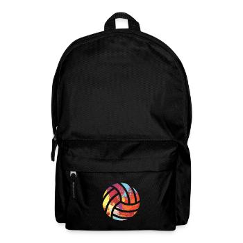 Beachvolleyball - Rucksack - Schwarz - Vorne