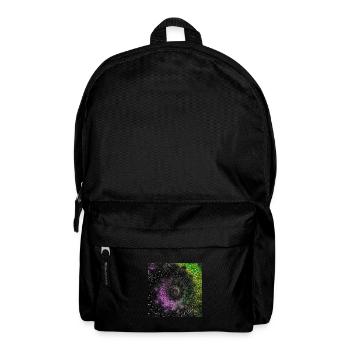 Fractal # 65_2 Amount of Mandelbrot - Backpack - black - Front