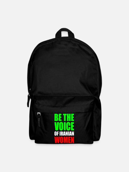 Be the voice of iranian women iran - Rucksack - Schwarz