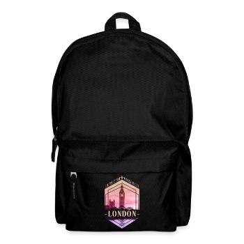 London England UK City Skyline Home Love - Backpack - black - Front
