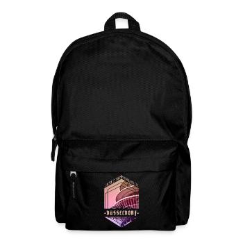 Düsseldorf Deutschland Stadt Skyline Heimat Liebe - Rucksack - Schwarz - Vorne