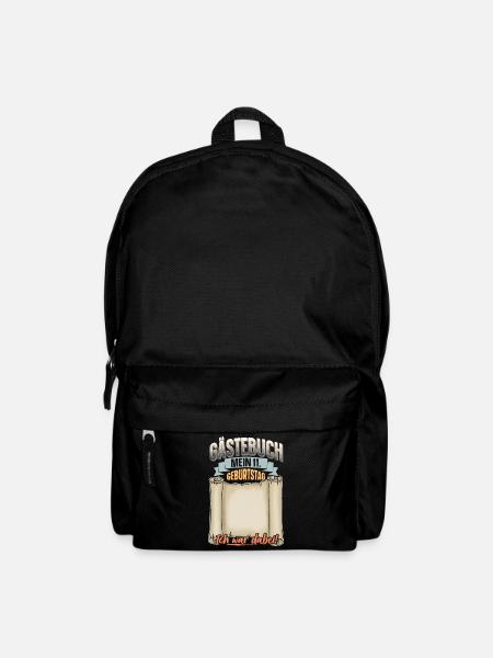 11. Geburtstag Gästebuch - Rucksack - Schwarz
