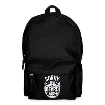 Bart Schnurrbart Bärtige Männer - Rucksack - Schwarz - Vorne