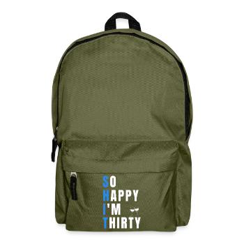 Funny saying 30th birthday - Backpack - olive green - Front