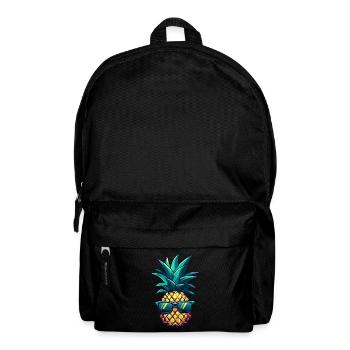 Cool pineapple eye-catcher: tropical fruit with style - Backpack - black - Front