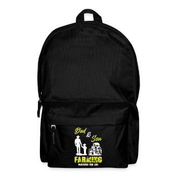 Dad and Son Farming - Backpack - black - Front
