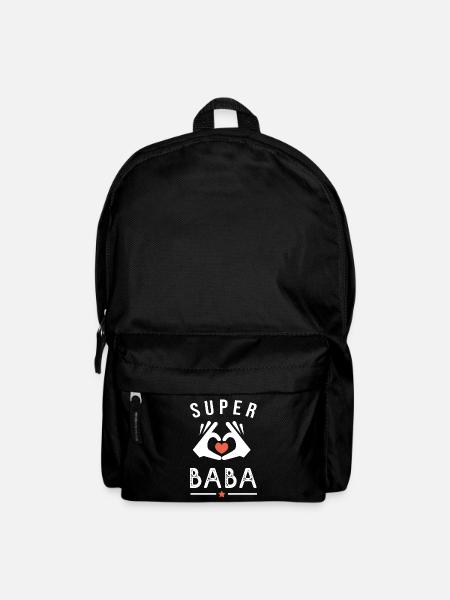 super baba Geschenk baba - Rucksack - Schwarz