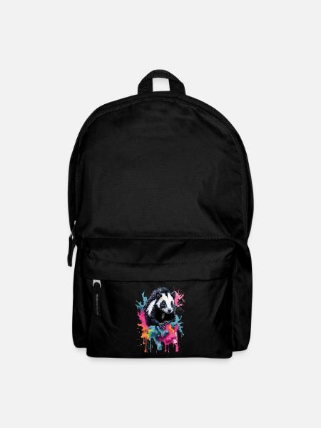 Skunk Cool Niedlich Stinkt Buntes Design - Rucksack - Schwarz
