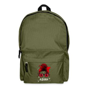 Albania - Backpack - olive green - Front