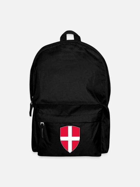 Dänemark Wappen - Rucksack - Schwarz