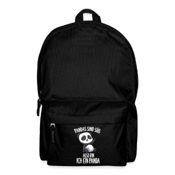Pandas Sind Süß Ich Bin Süß Pandabär Kawaii - Rucksack - Schwarz - Vorne