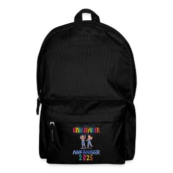Kindergarten Anfänger 2025 Kita Kiga Hort Kinder - Rucksack - Schwarz - Vorne