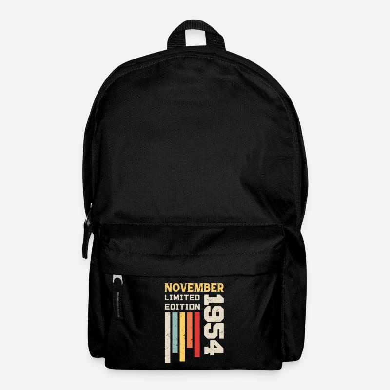 November 1954 Geburtstagsgeschenk - November 1954 - Rucksack - Schwarz