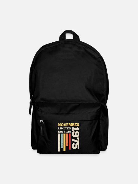 November 1975 Geburtstagsgeschenk - November 1975 - Rucksack - Schwarz