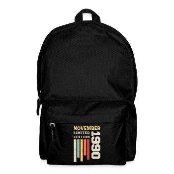 November 1990 Birthday Gift - November 1990 - Backpack - black - Front