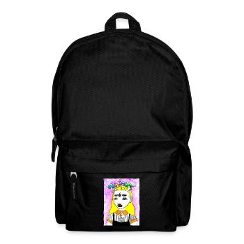 Fille Champignon Magique Trippy - Sac à dos - noir - Devant
