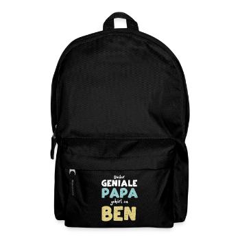Dieser Geniale Papa Gehört Zu Ben - Rucksack - Schwarz - Vorne