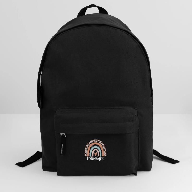 Millwright Regenbogen Leopard Lustig Millwright Rucksack