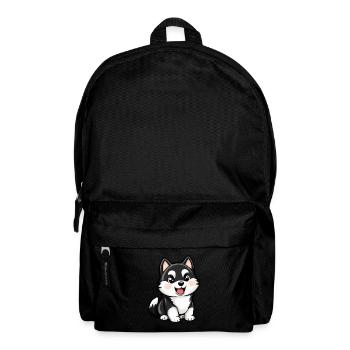 Husky Dog Cute - Backpack - black - Front