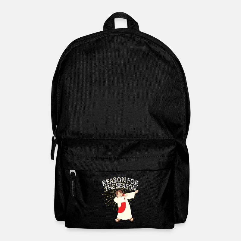 JESUS REASON SEASON WEIHNACHTS GESCHENKE NIKOLAUS - Rucksack - Schwarz