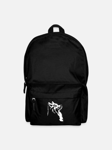 Samoyède Silhouette Chien Chien Wilsigns - Sac à dos - noir