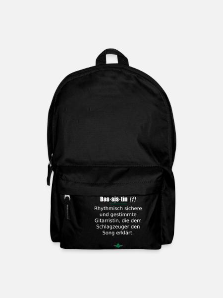 Bassistin (m) - Rucksack - Schwarz