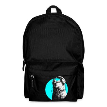 put your record on - Rucksack - Schwarz - Vorne