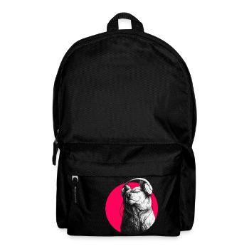 put your record on - Rucksack - Schwarz - Vorne
