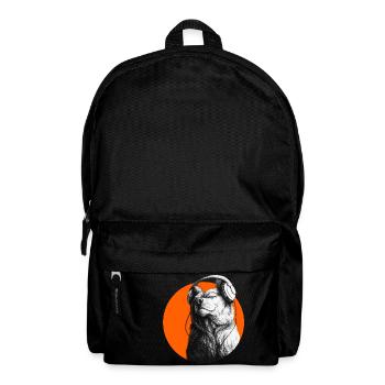 put your record on - Rucksack - Schwarz - Vorne