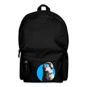 put your record on - Rucksack - Schwarz - Vorne