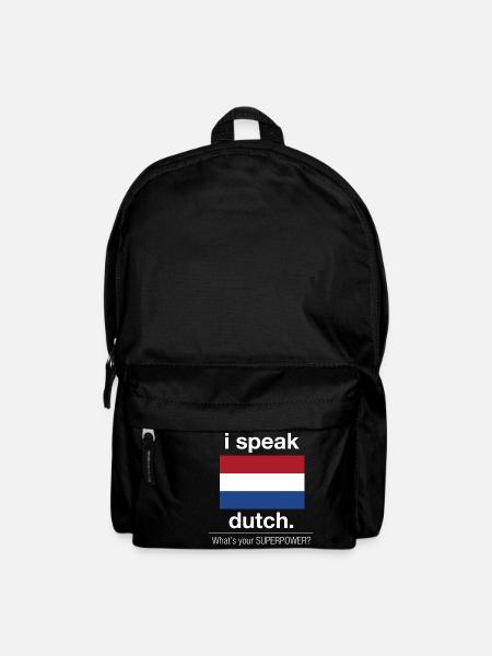 Holländische Superpower - Rucksack - Schwarz