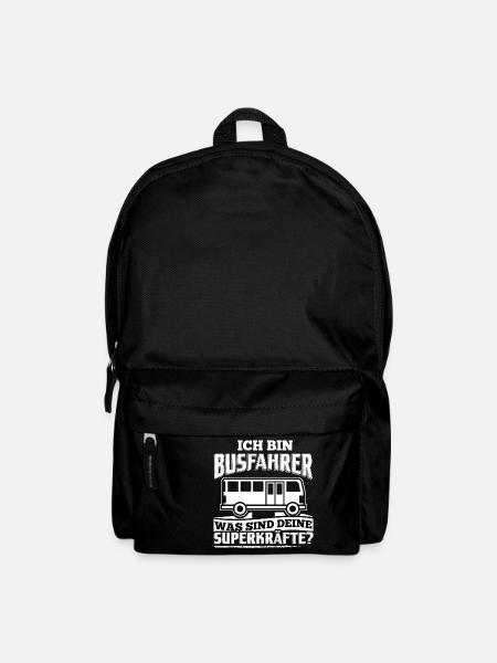 Lustiges Busfahrer Shirt Ich Bin Busfahrer - Rucksack - Schwarz