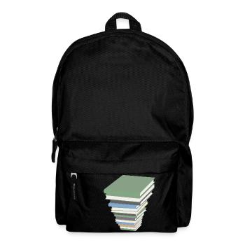 books reader reading buecher lesen lernen78 - Rucksack - Schwarz - Vorne
