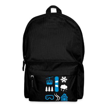 snowboard - Backpack - black - Front