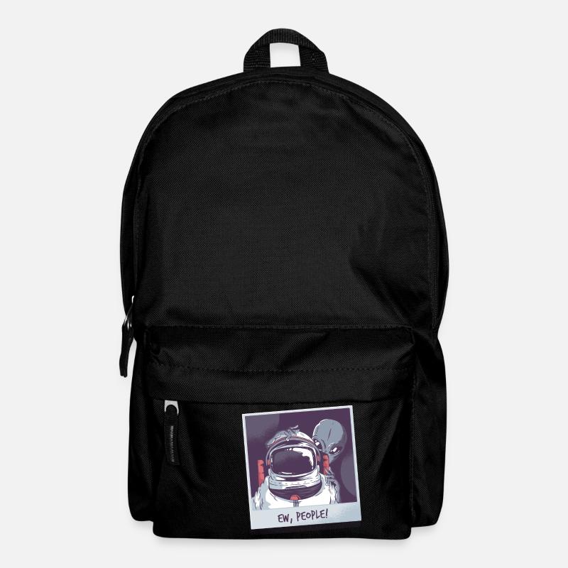 Aliens and astronaut - Backpack - black