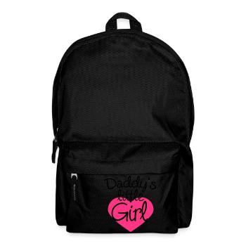 Daddys Little Girl Heart Logo - Backpack - black - Front