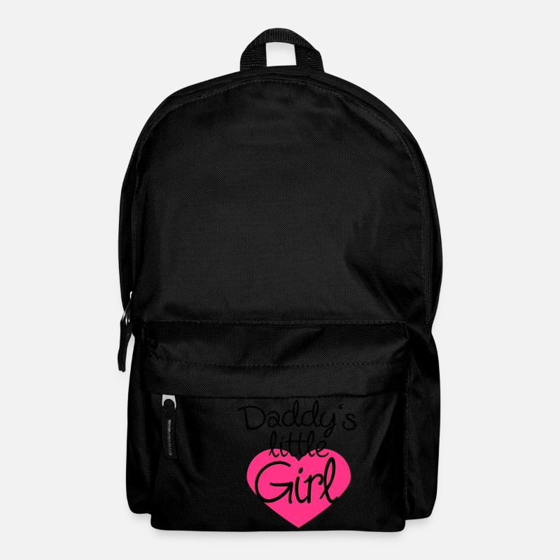 Daddys Little Girl Heart Logo - Backpack - black