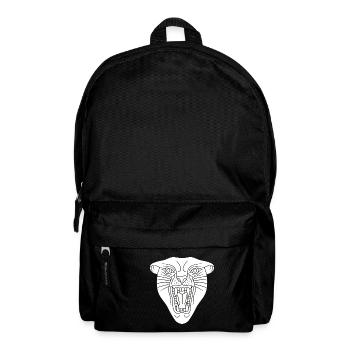 Lion sauvage - Sac à dos - noir - Devant