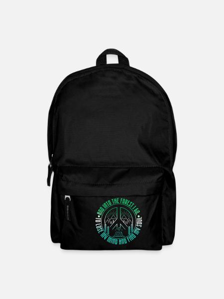 And Into The Forest I Go To Lose My Mind And Find - Backpack - black