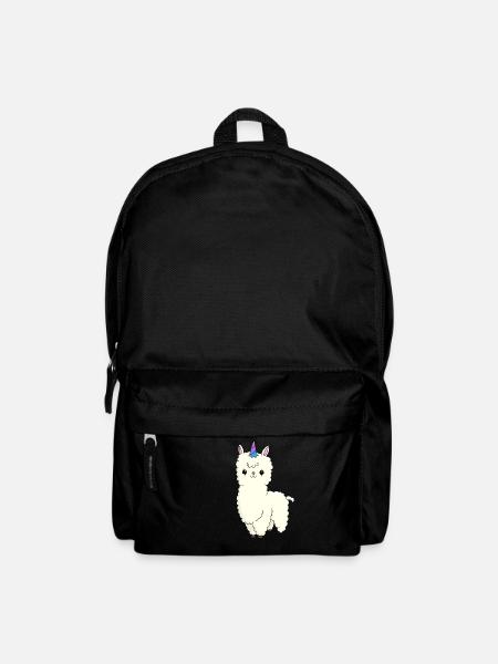 Cute Llamacorn - Backpack - black