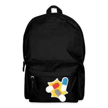 Pop Art Design Geschenk Retro Kapsel Medikament - Rucksack - Schwarz - Vorne